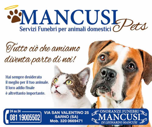 Cremazione animali Sarno